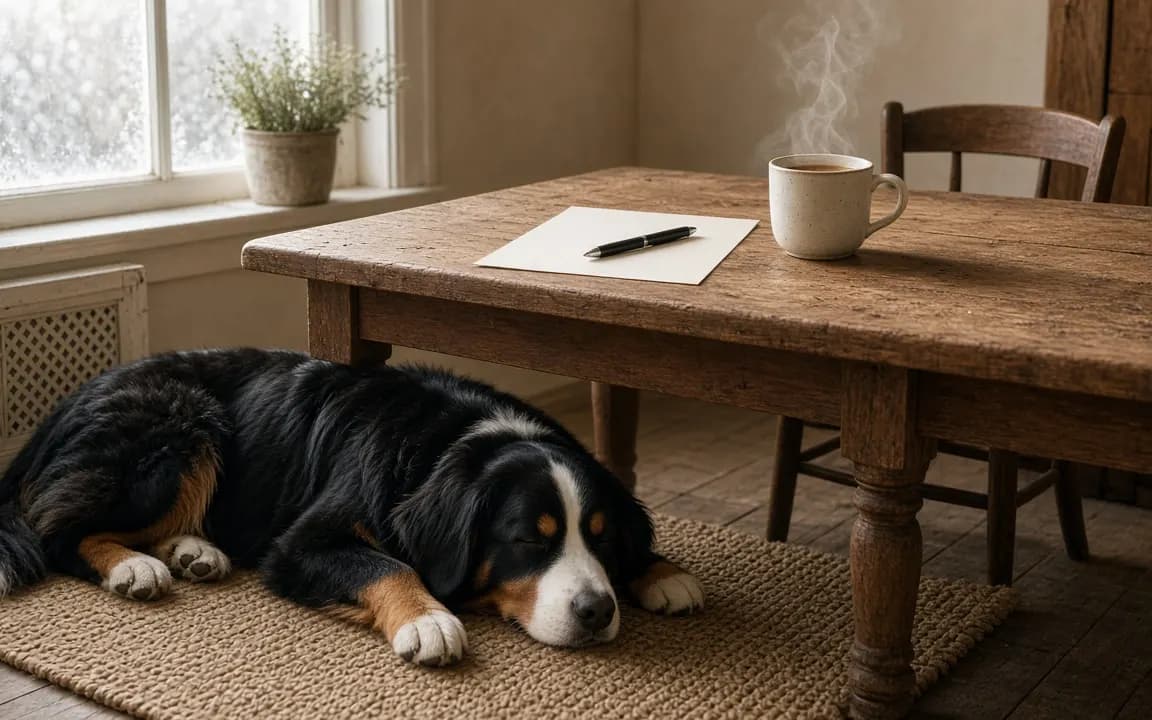A written plan for your dog, made while you still have time